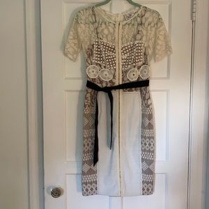 Anthropologie. beguile by Byron Lars. 2 petite. Impeccable detail. Worn once.